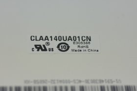 Original CLAA140UA01 CN CPT Screen Panel 14.0" 1600x900 CLAA140UA01 CN LCD Display