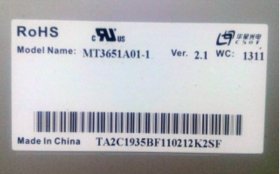 Original MT3651A01-1 CSOT Screen Panel 36.5 1366*768 MT3651A01-1 LCD Display Original MT3651A01-1 CSOT Screen Panel 36.5 1366*768 MT3651A01-1 LCD Display