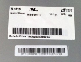 Original MT5461D01-3 CSOT Screen Panel 55 3840*2160 MT5461D01-3 LCD Display Original MT5461D01-3 CSOT Screen Panel 55 3840*2160 MT5461D01-3 LCD Display