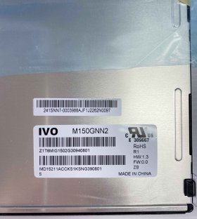 Original IVO 15-Inch M150GNN2 R1 LCD Display 1024×768 Industrial Screen Original IVO 15-Inch M150GNN2 R1 LCD Display 1024×768 Industrial Screen